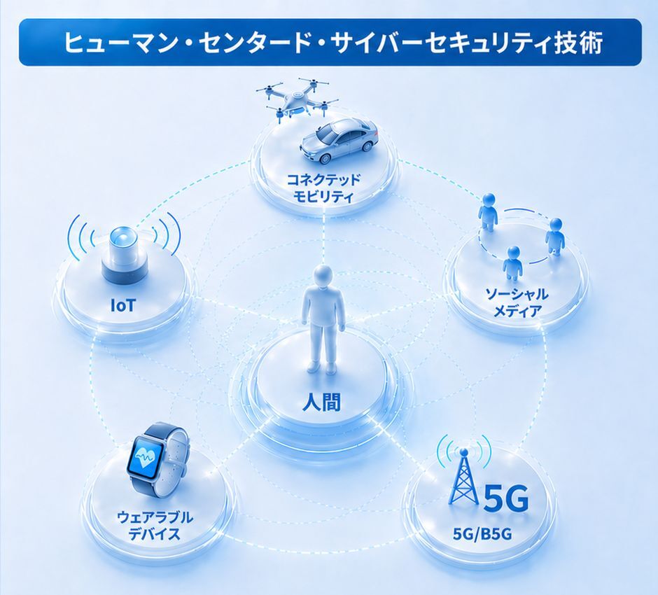 エマージングセキュリティ技術 5G / Beyond 5G、クラウド、コネクテッドカー、ヒト、通信機器